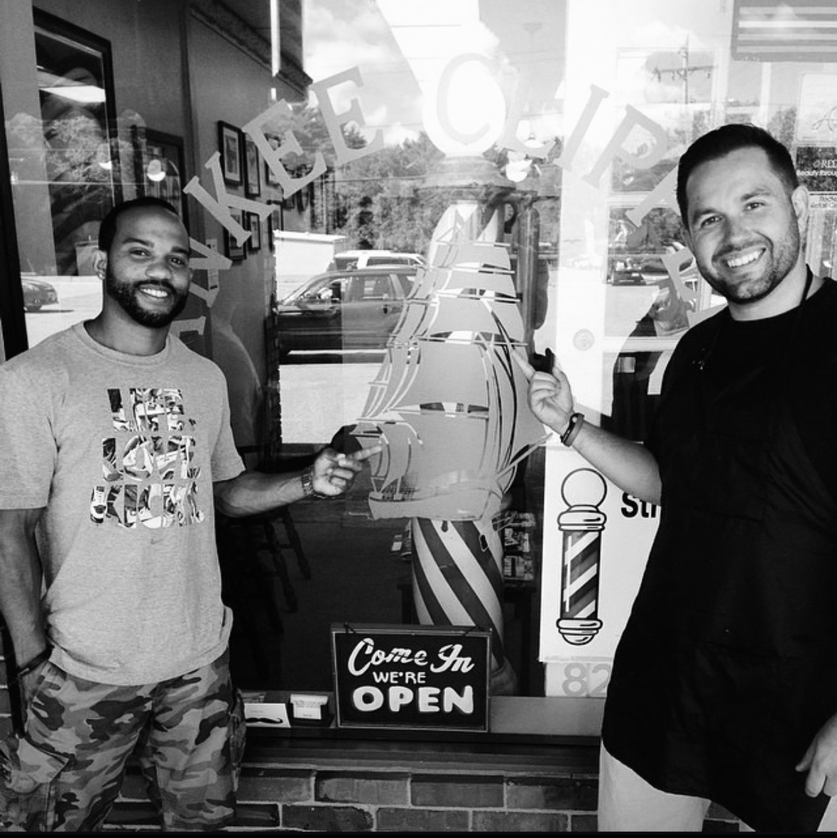 Craft Barbers founders at the shop